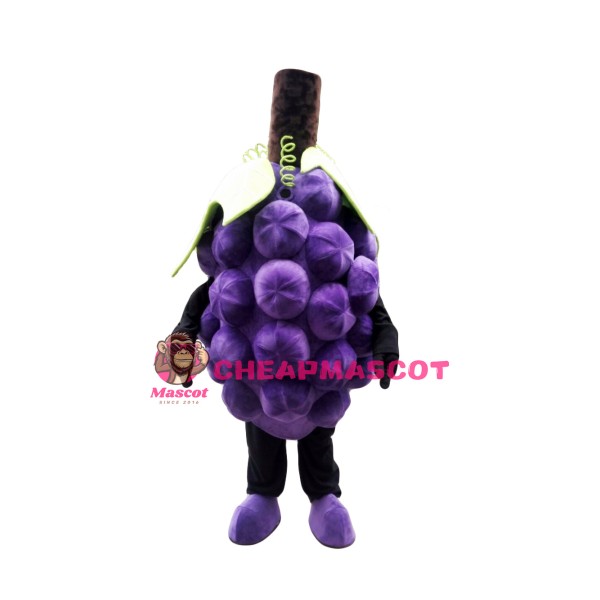 Grape Mascot Costume