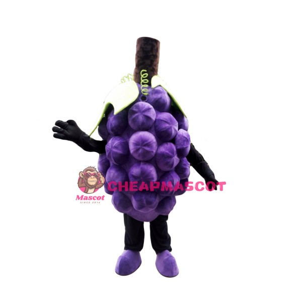 Grape Mascot Costume