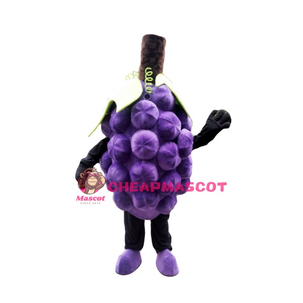 Grape Mascot Costume