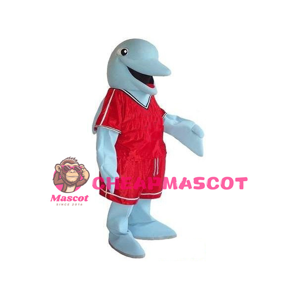 School Dolphin Mascot Costume