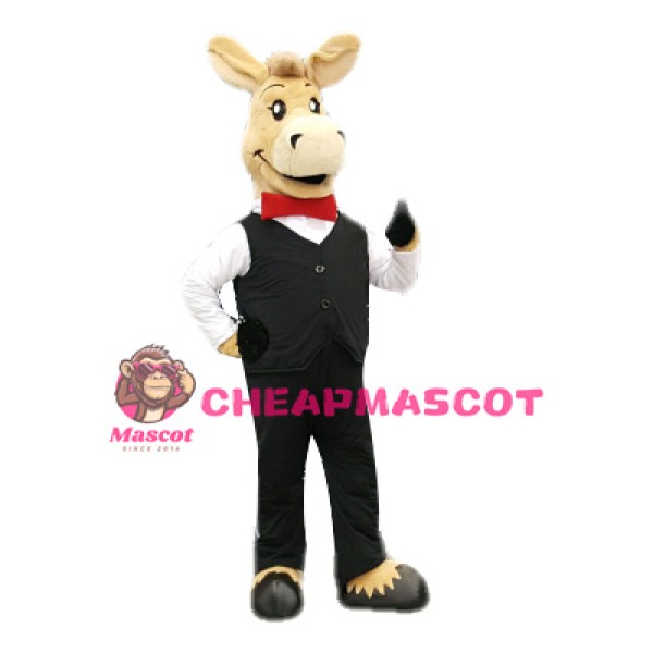Gentlemanly Horse Mascot Costume