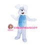 White East Bunny Mascot Costume