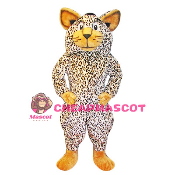 Cute Bobcat Mascot Costume