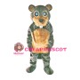 Cute Brown Beaver Mascot Costume