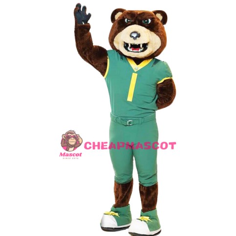 Happy Sport Bear Mascot Costume