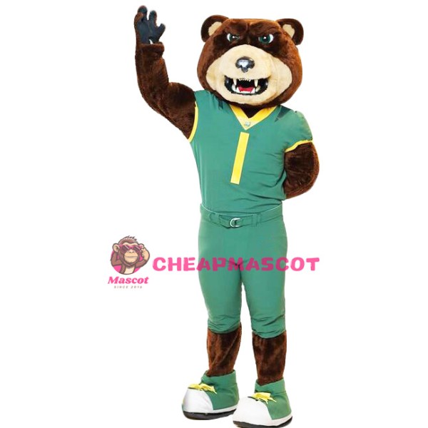 Happy Sport Bear Mascot Costume