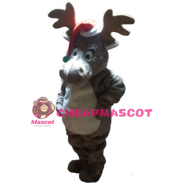 Lovely Christmas Lightweight Reindeer Mascot Costume