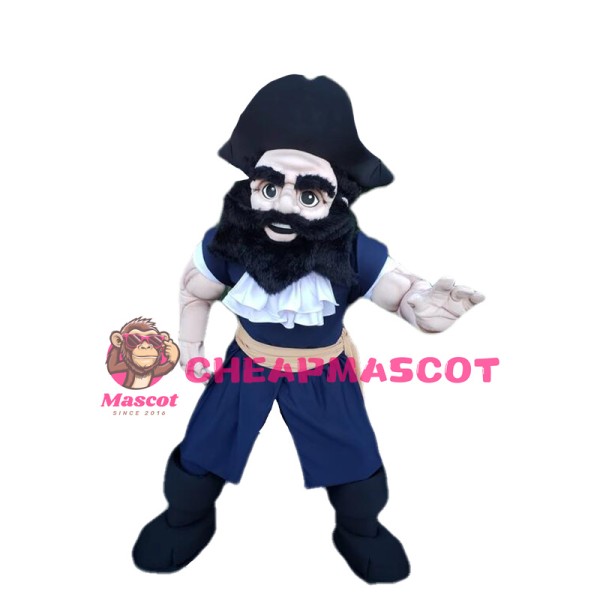 Realistic Buccaneer Mascot Costume