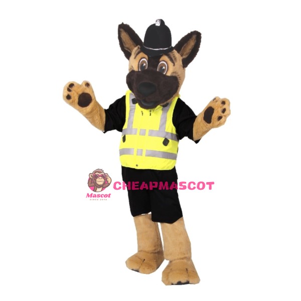 Staffs Police Dog Mascot Costume