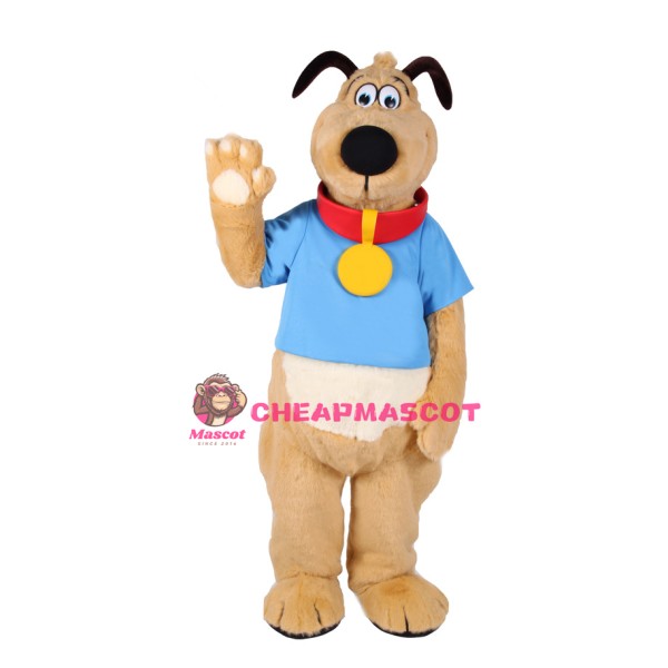 Lovely Brown Dog Mascot Costume