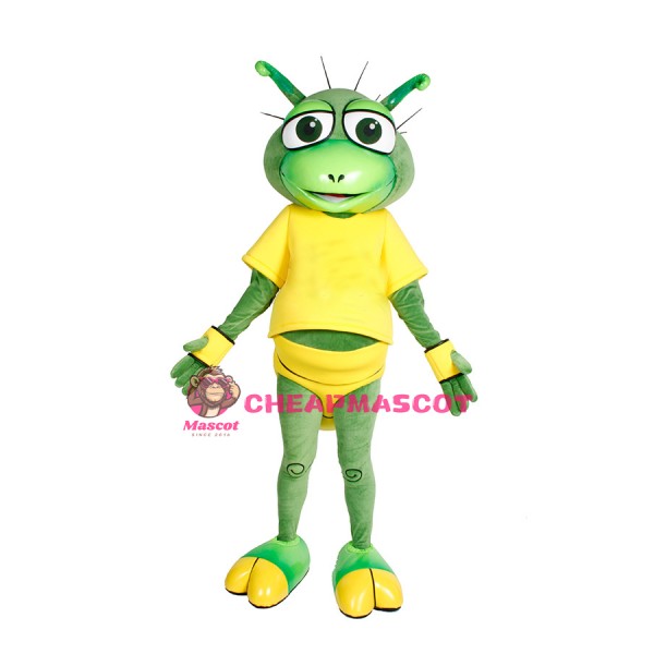 Green Bug Mascot Costume