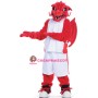 Fierce Sport Red Dragon Mascot Costume