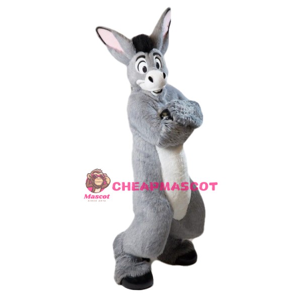 Super Cute Donkey Mascot Costume