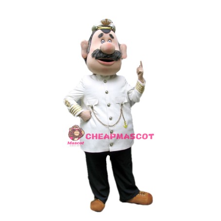 Old Captain Mascot Costume