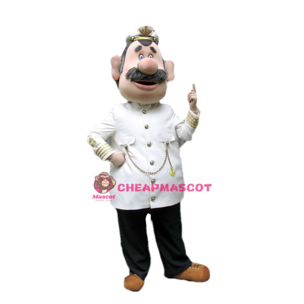 Old Captain Mascot Costume