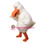 All White Bird Mascot Costume