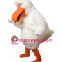 All White Bird Mascot Costume