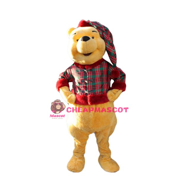 Christmas Winnie the Pooh Mascot Costume
