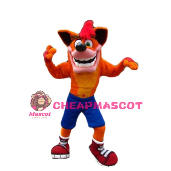 Crash Bandicoot Mascot Costume