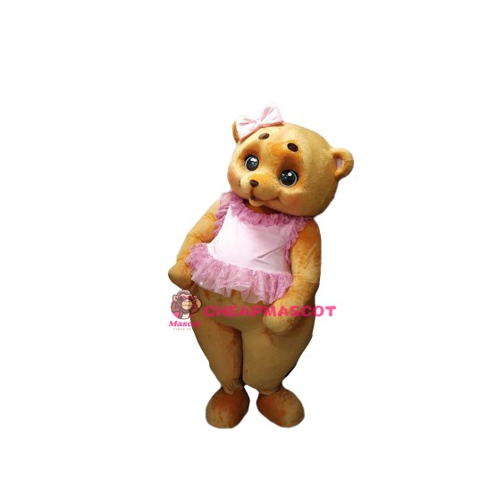 Beautiful Teddy Bear Mascot Costume