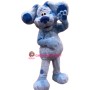 Lovely Blue Dog Mascot Costume