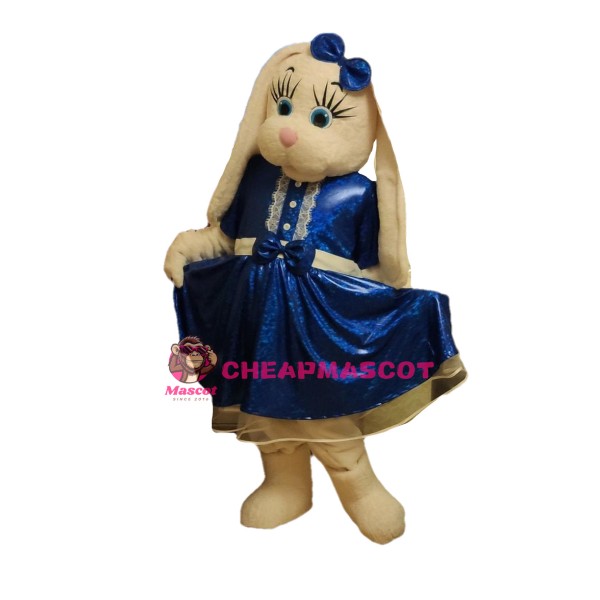 Beautiful White Bunny Mascot Costume