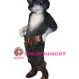 Beautiful Black & White Cat Mascot Costume