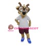 Learned Goat Mascot Costume