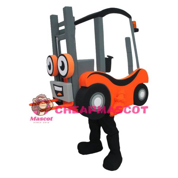 Forklift Mascot Costume