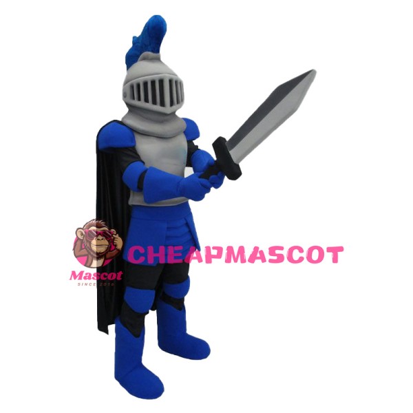 Blue University Knight Mascot Costume