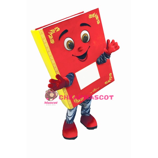 Red Books Mascot Costume