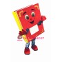Red Books Mascot Costume