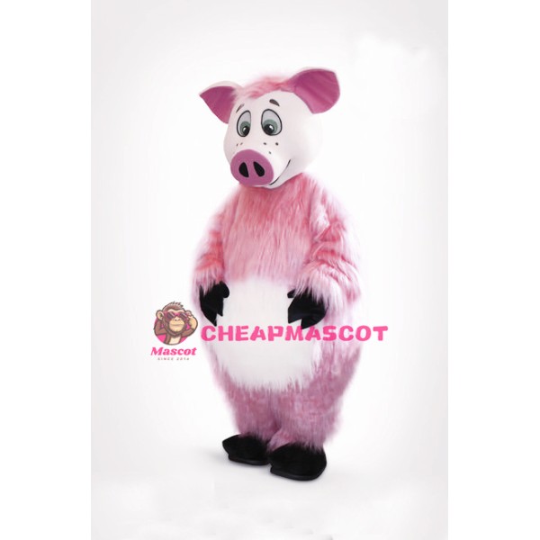 Lovely Pink Pig Mascot Costume