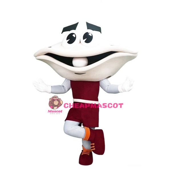Happy Oyster Mascot Costume
