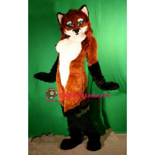 Beautiful Female Fox Mascot Costume