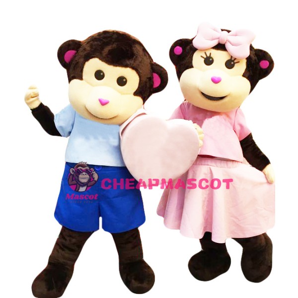 Super Lovely Monkey Mascot Costume