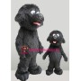 Lovely Black Dog Mascot Costume