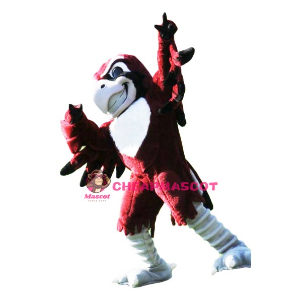 Sport Red Eagle Mascot Costume