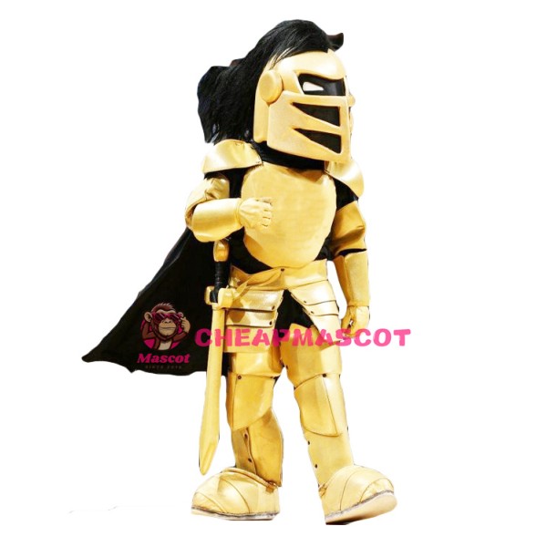 Golden College Knight Mascot Costume