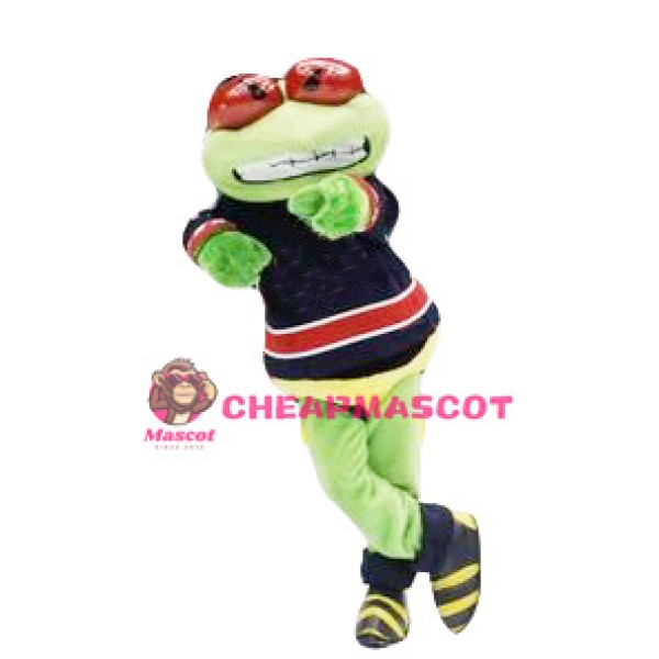 Sport College Frog Mascot Costume