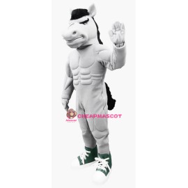 Power Muscular Horse Mascot Costume