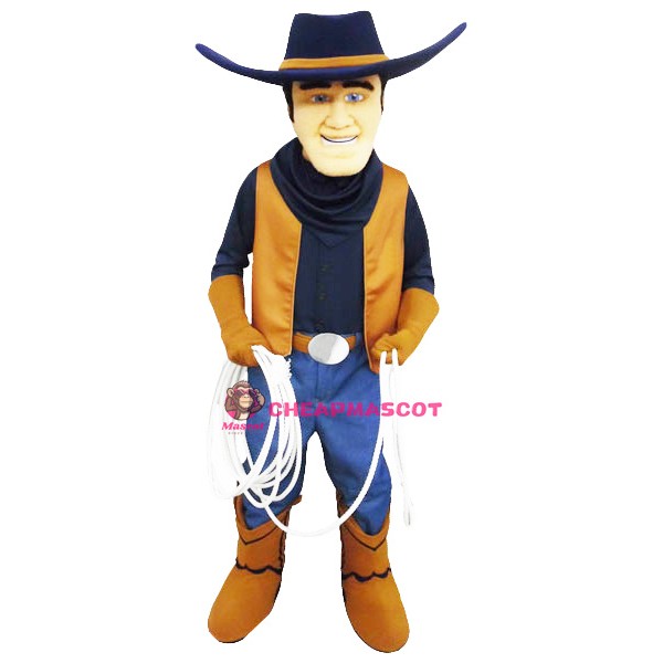Young Cowboy Mascot Costume