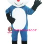 Blue Raccoon Mascot Costume