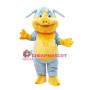 Blue & Yellow Pig Mascot Costume