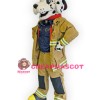 Professional Fire Dept Dog Mascot Costume
