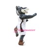 Grey Sport Wolf Mascot Costume