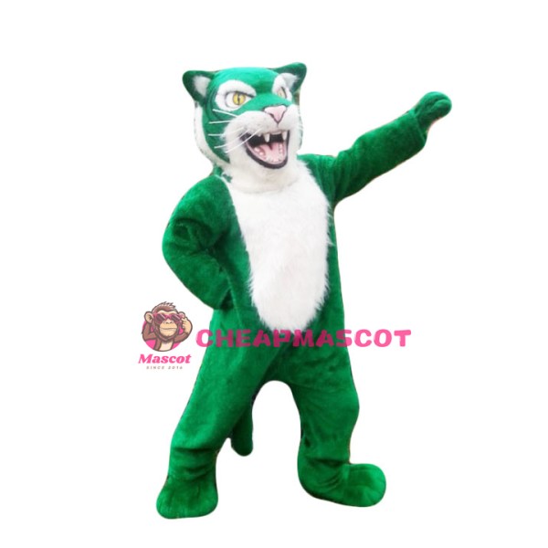 Green Tiger Mascot Costume