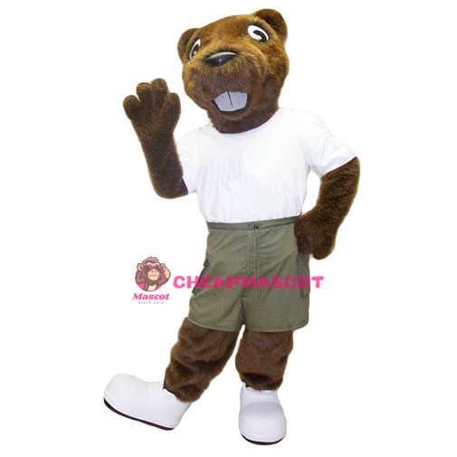 Lovely Beaver Mascot Costume