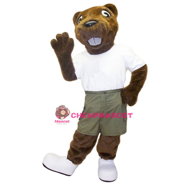 Lovely Beaver Mascot Costume