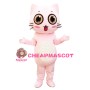 Pink Animal Cat Mascot Costume
